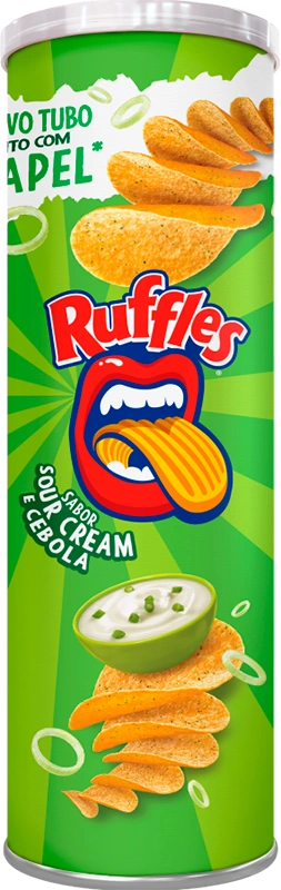 Ruffles® Tubo Sabor Sour Cream & Cebola