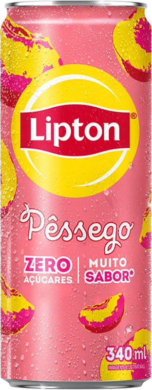 Lipton® Pêssego Zero Acúcares 340ml