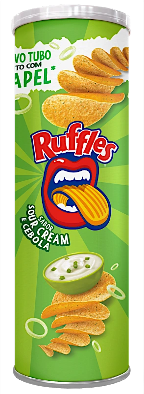 Ruffles® Tubo Sabor Sour Cream & Cebola
